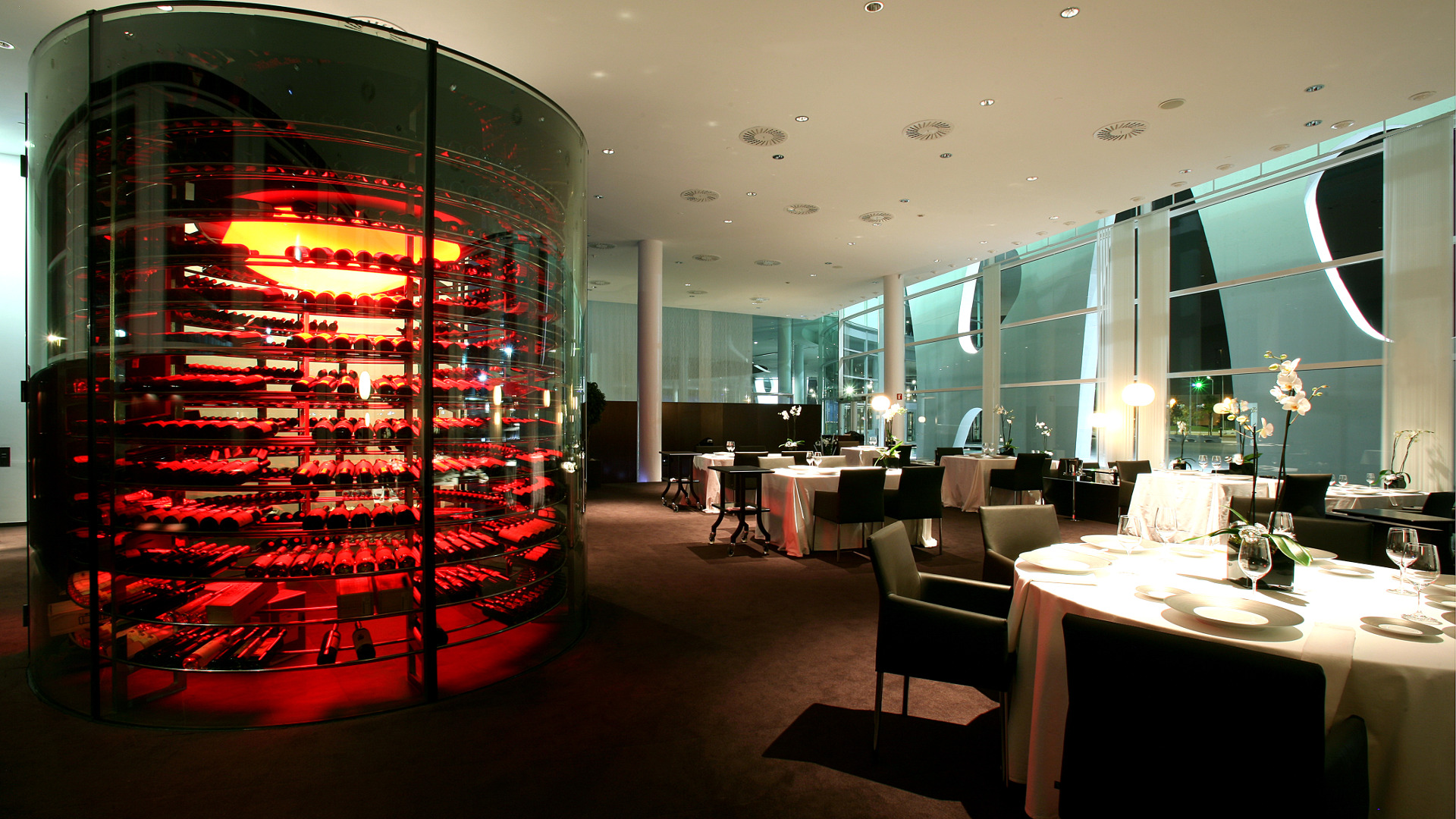 Vista interior restaurant