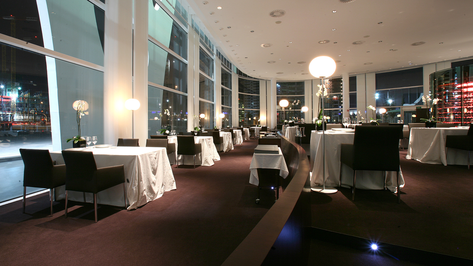Vista interior restaurant